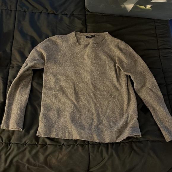J Crew Mercantile Grey Wool Sweater - Picture 2 of 2